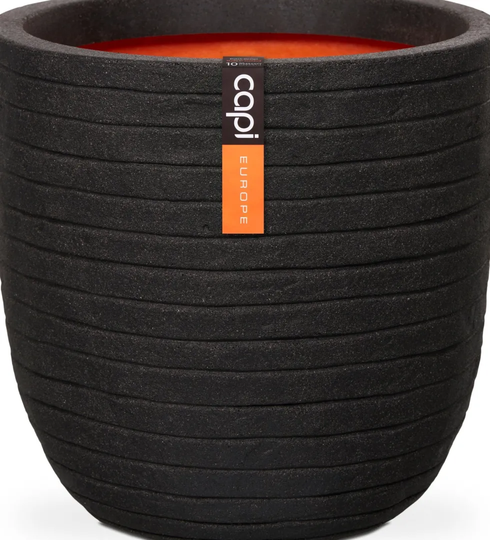 Capi Europe bloempot Nature-Row zwart D 35 H 34 cm