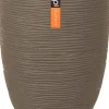 Capi Europe bloempot Nature Rib taupe D 34 H 46 cm