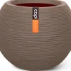Capi Europe bloempot Nature Rib taupe D 40 H 32 cm