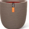 Capi Europe bloempot Nature Rib taupe D 43 H 41 cm