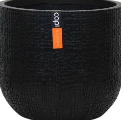 Capi Europe bloempot Nature Skin zwart D 9 H 8 cm