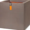 Capi Europe bloempot Smooth taupe 30 x 30 x 30 cm