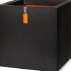 Capi Europe bloempot Urban Smooth 50 x 50 x 50 cm zwart