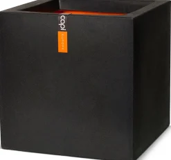 Capi Europe bloempot Urban Smooth zwart 40 x 40 x 40 cm