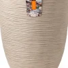 Capi Europe bloempot Waste Rib beige D 46 H 58 cm
