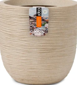 Capi Europe bloempot Waste Rib beige D 43 H 41 cm