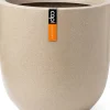 Capi Europe bloempot Waste Smooth beige D 43 H 41 cm
