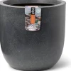 Capi Europe bloempot Waste Smooth antraciet D 43 H 41 cm