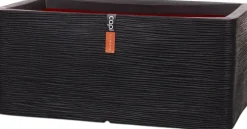 Capi Europe plantenbak Nature-Rib zwart 73 x 39 x 32 cm