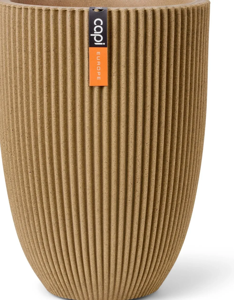 Capi Europe vaas Groove beige D 34 H 46 cm