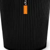 Capi Europe vaas Groove Conisch zwart D 45 H 41 cm