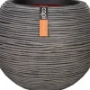 Capi Nature pot bol row D 62 H 48 cm zwart grijs