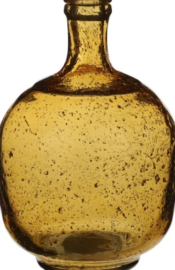 Casa Vivante fles Modena geel D 16 H 24 cm