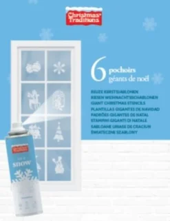 Christmas Traditions sjablonen 29 x 0,5 x 39 cm 6 stuks