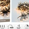 Clusterverlichting met 192 lampjes warm wit 1,4 m