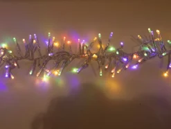 Clusterverlichting met 384 lampjes multi color 1,5 m