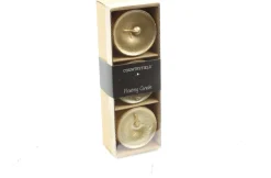 Countryfield drijfkaars Bollie goud 5 uur D 5,5 H 4 cm 3 stuks
