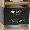 Countryfield drijfkaars Bollie wit 5 uur 3 stuks