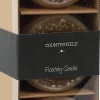 Countryfield drijfkaars Bollie beige 18 uur 3 stuks