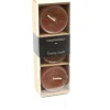 Countryfield drijfkaars Bollie bruin 5 uur D 5,5 H 4 cm 3 stuks