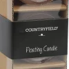 Countryfield drijfkaars Bollie beige 5 uur 3 stuks