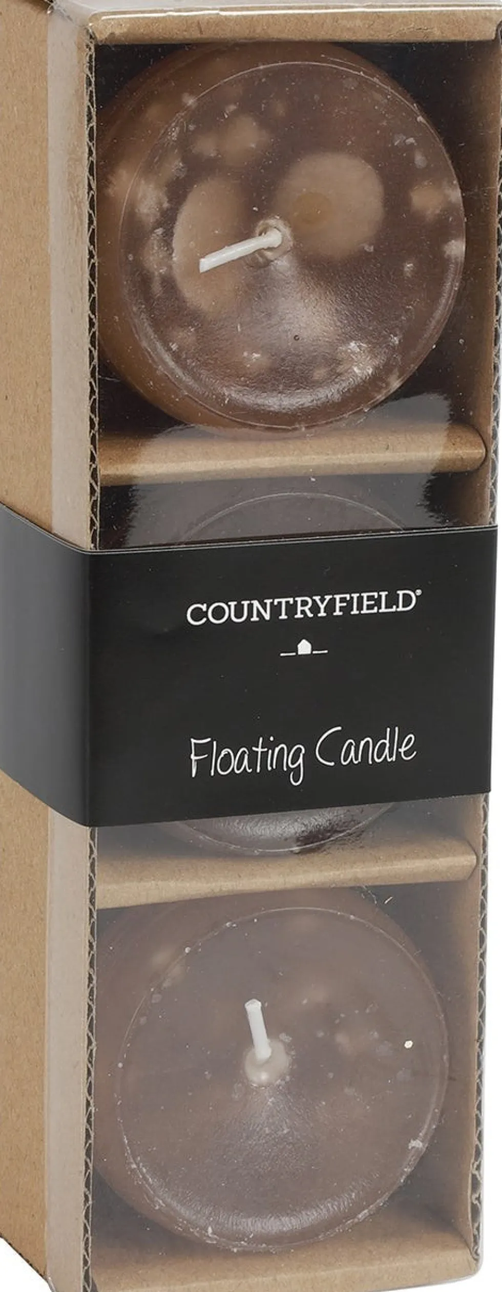 Countryfield drijfkaars Bollie beige 5 uur 3 stuks
