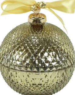 Countryfield kaars in glas Chic goud 20 uur D 11 H 13 cm