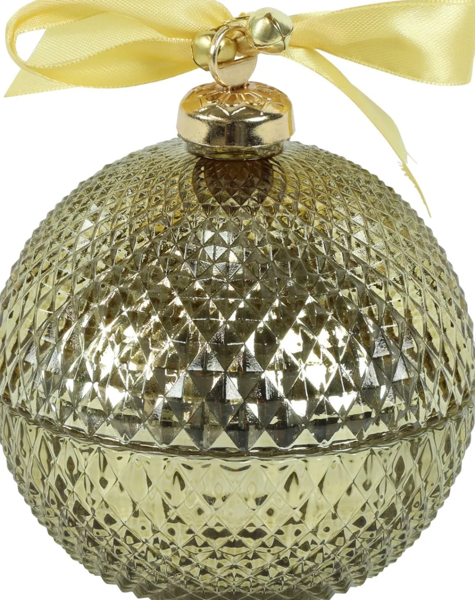Countryfield kaars in glas Chic goud 20 uur D 11 H 13 cm