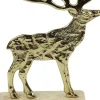Countryfield kerstfiguur rendier Rube goud 5 x 14 x 17 cm