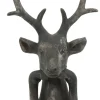 Countryfield kerstfiguur Zen hert bruin 15 x 25,5 x 41 cm