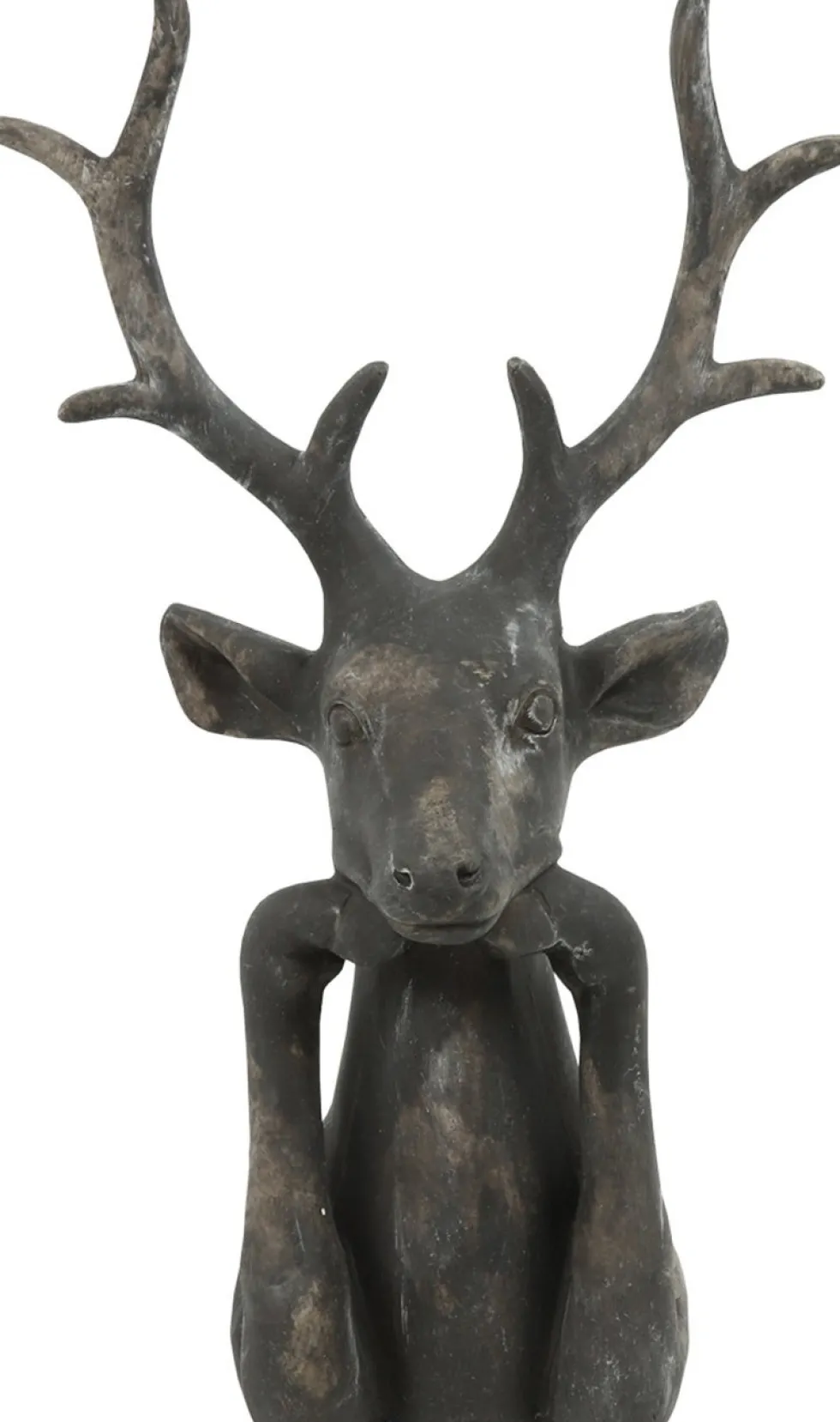 Countryfield kerstfiguur Zen hert bruin 15 x 25,5 x 41 cm