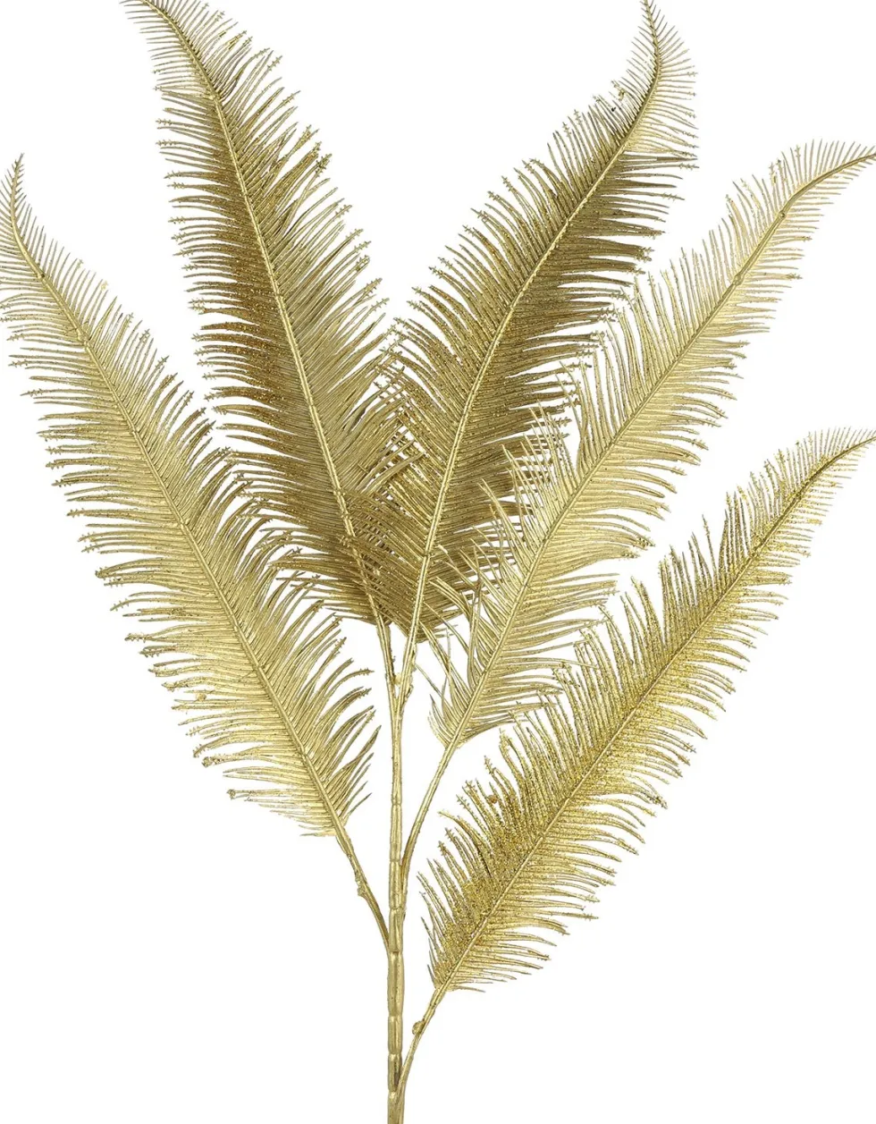 Countryfield kersttak Poly varenblad goud L 82 cm