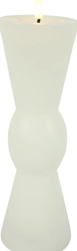 Countryfield LED kaars Lyon wit D 8,8 H 27 cm