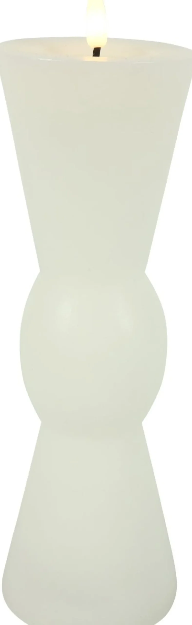 Countryfield LED kaars Lyon wit D 8,8 H 27 cm
