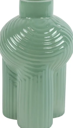 Countryfield vaas Ledger groen D 13 H 20 cm