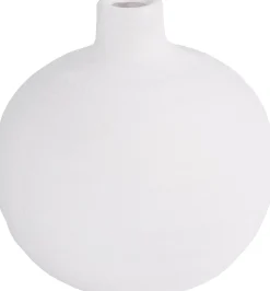 Countryfield vaas Thierry wit D 16,5 H 16,5 cm