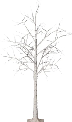 Decoratieboom berk H 130 cm met 120 lampjes warm wit