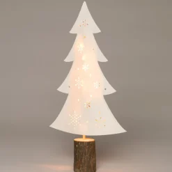Decoratieboom H 31 cm met 10 LED lampjes warm wit