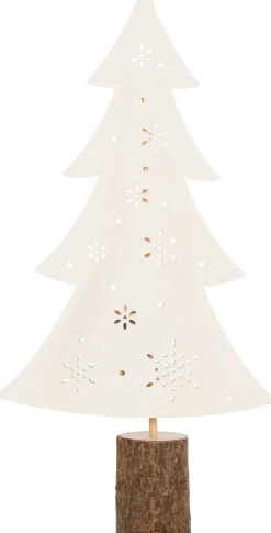 Decoratieboom H 31 cm met 10 LED lampjes warm wit