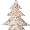 Decoratieboom met 10 LED lampjes warm wit H 30 cm