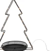 Decoratieboom schaal zwart met verlichting 40,5 cm