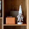 Decoratieboom Toyah wit / beige D 13 H 34,5 cm