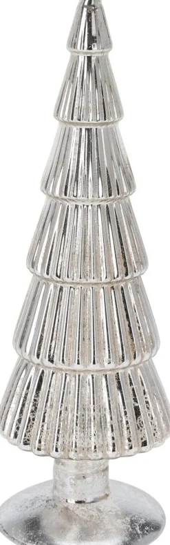 Decoratieboom zilver D 7 H 25 cm
