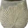 Decoris bloempot Axel grijs D 32 H 32 cm