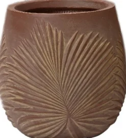 Decoris bloempot Axel paars D 43 H 43 cm