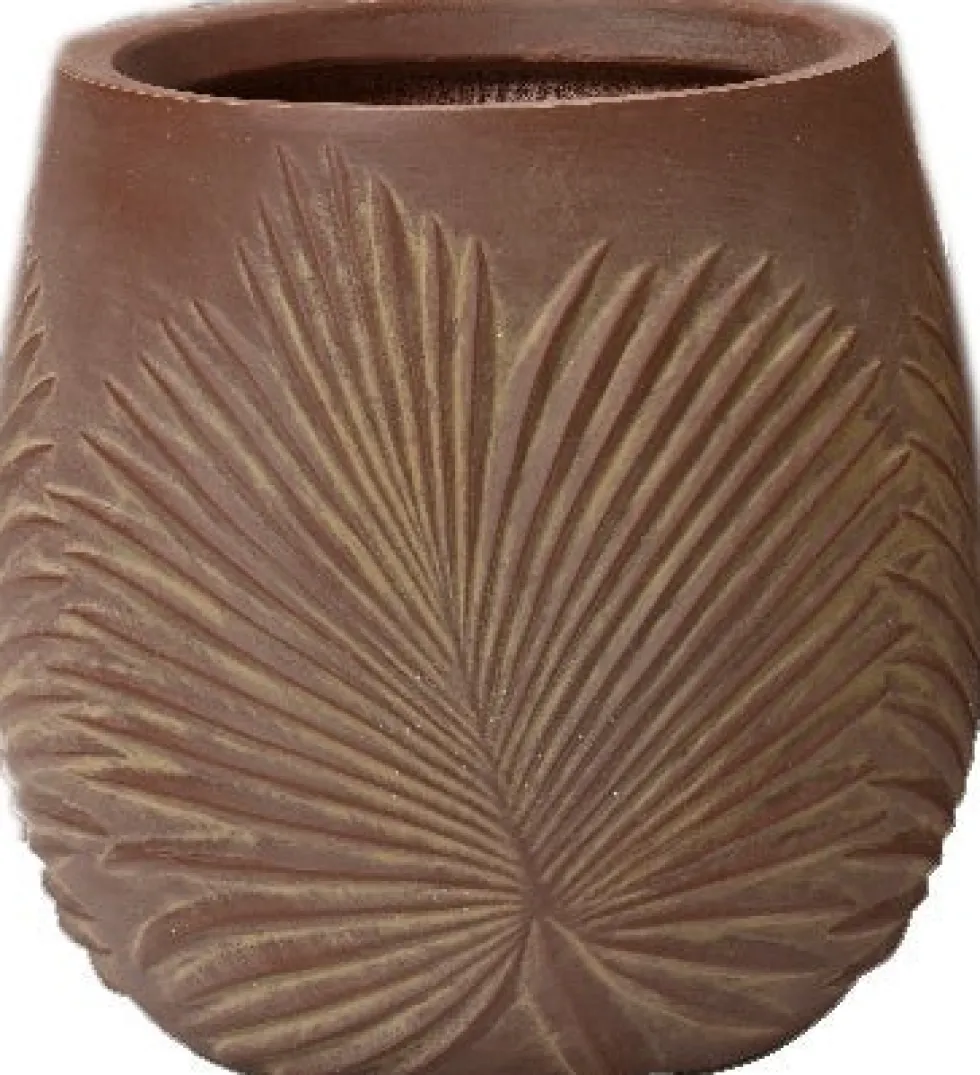 Decoris bloempot Axel paars D 43 H 43 cm