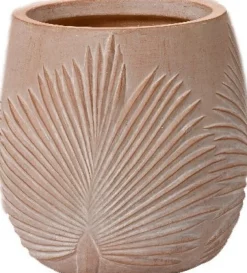 Decoris bloempot Axel terracotta D 32 H 32 cm