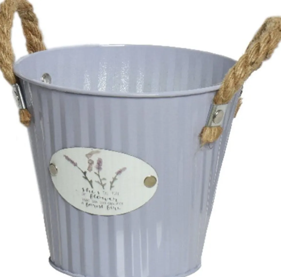 Decoris bloempot Yara paars D 20 H 17 cm