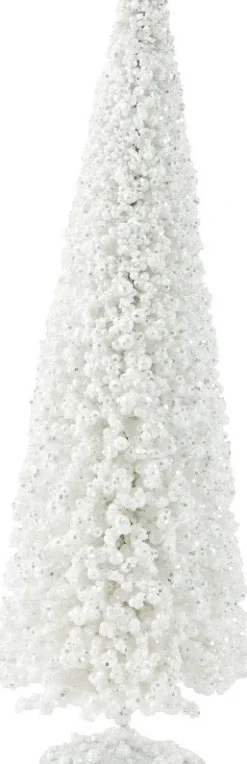 Decoris decoratieboom Foam wit D 17 H 50 cm