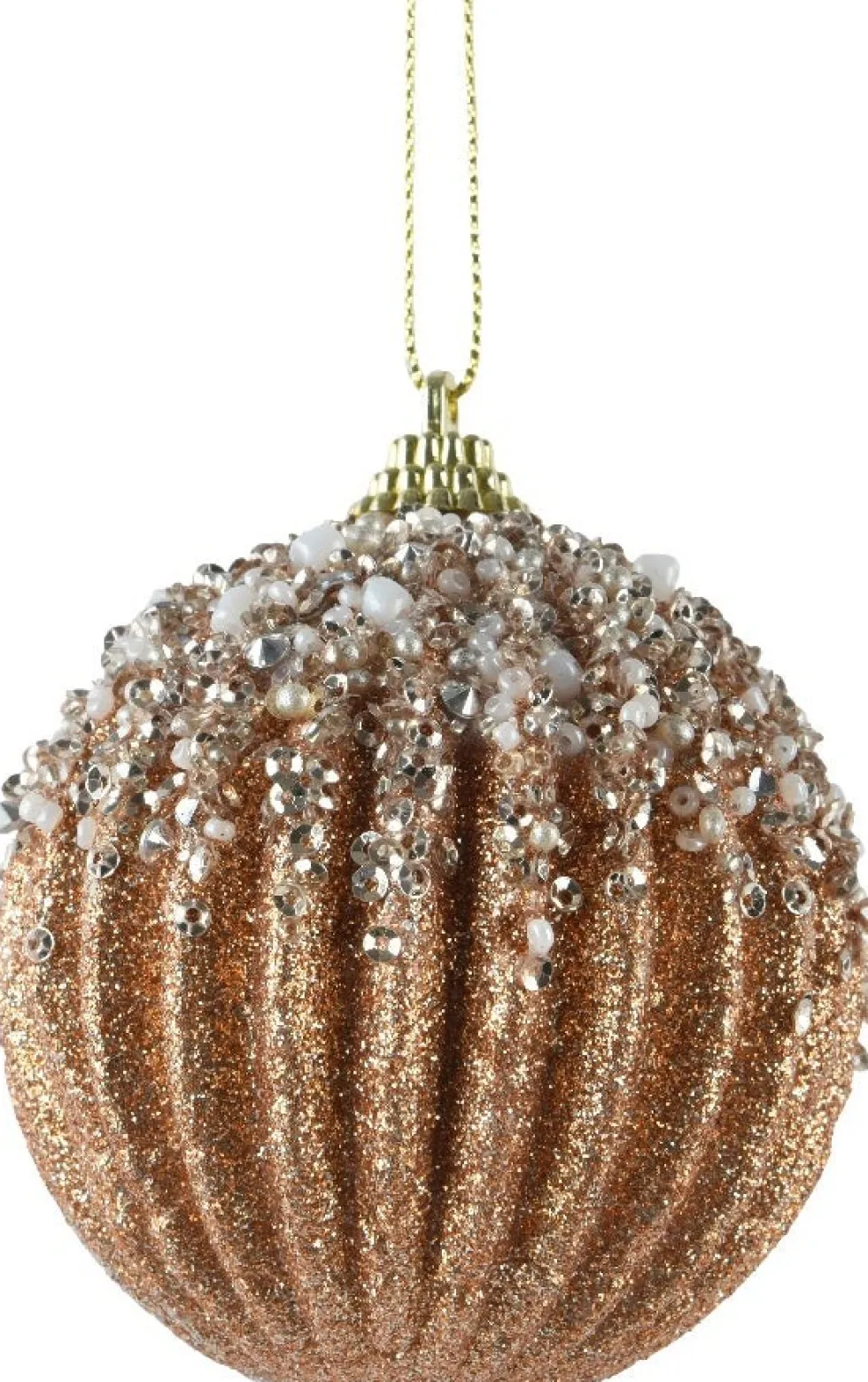Decoris kerstbal brandy D 8 cm